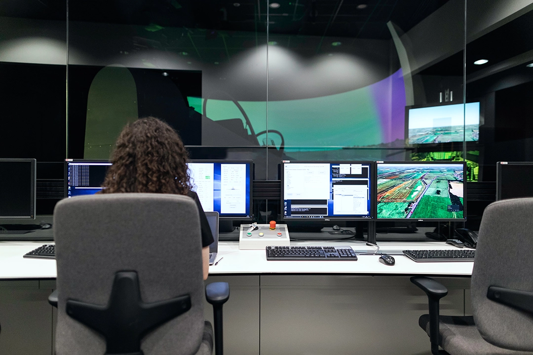 person working on a computer